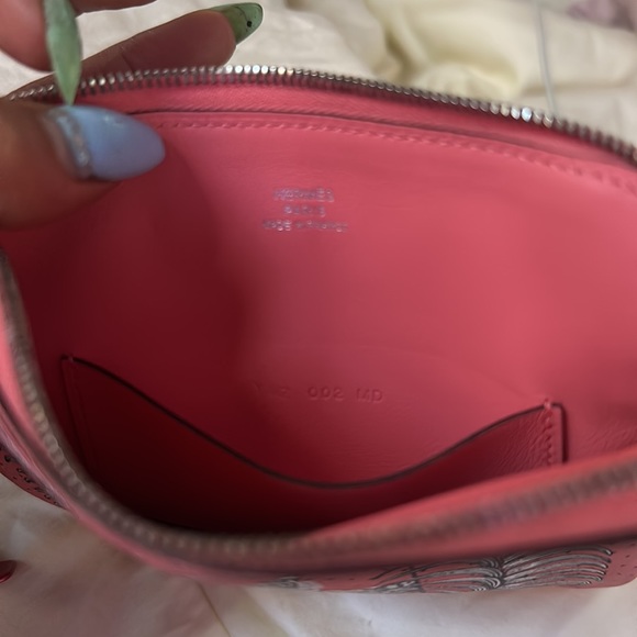Hand-painted Hermes coin purse - Picture 6 of 8
